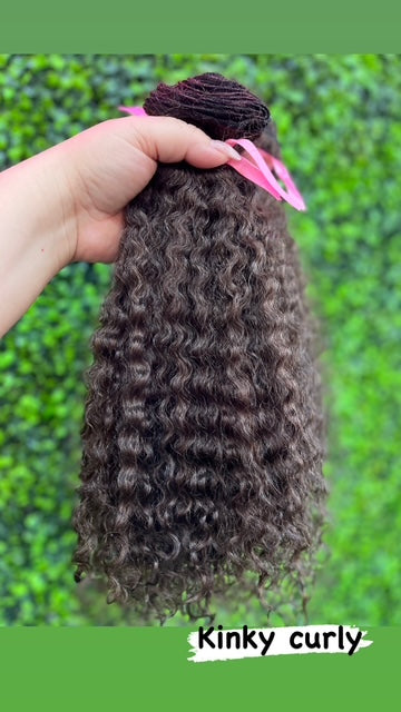 Kinky Curly Wefted