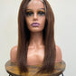 Kinky Straight  Front Lace Wig