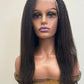 Kinky Straight  Front Lace Wig